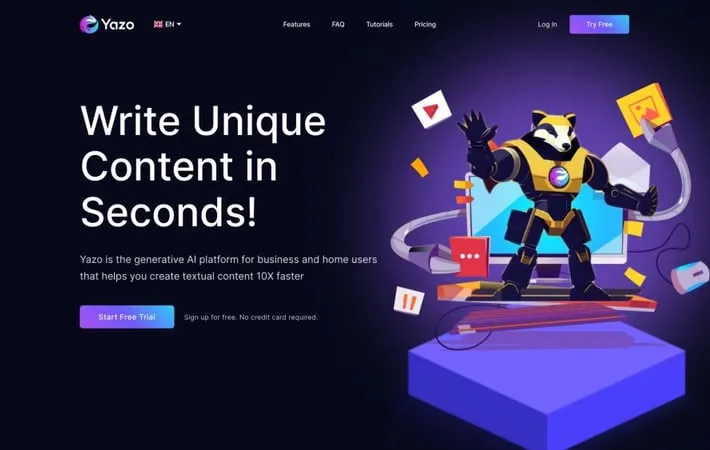 Yazo - AI Content Generator